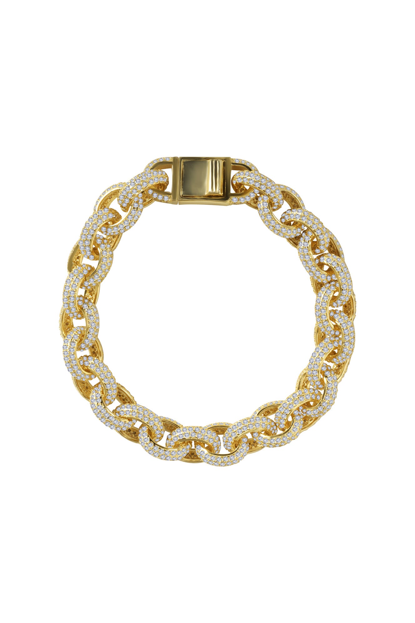 Golden Hermes Link Bracelet (30% OFF)