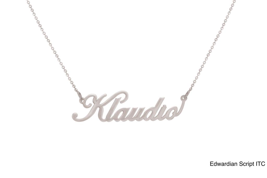 Silver Personalized Name Necklace - Serma International